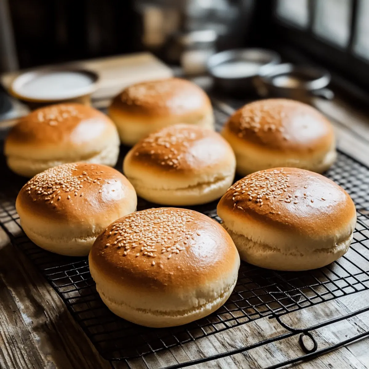 Homemade Hamburger Buns
