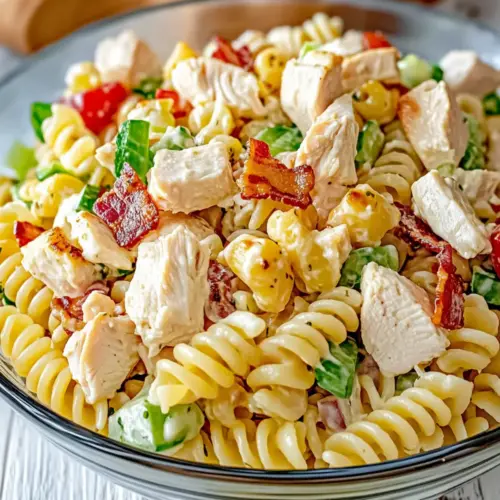 Chicken Club Pasta Salad