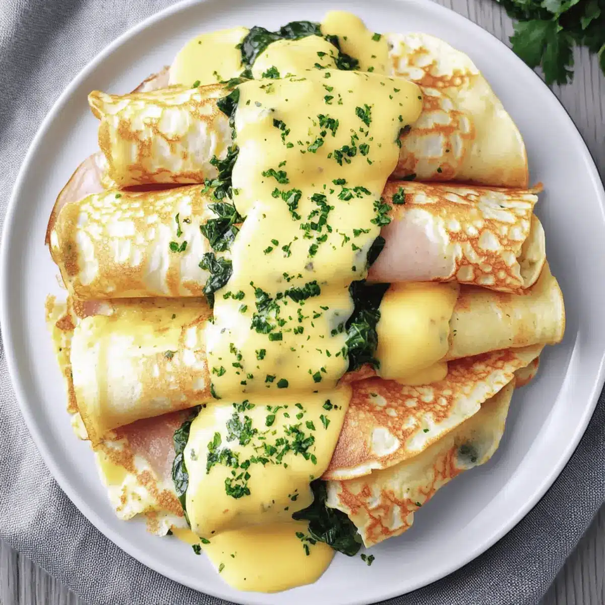 Savory Breakfast Crepes