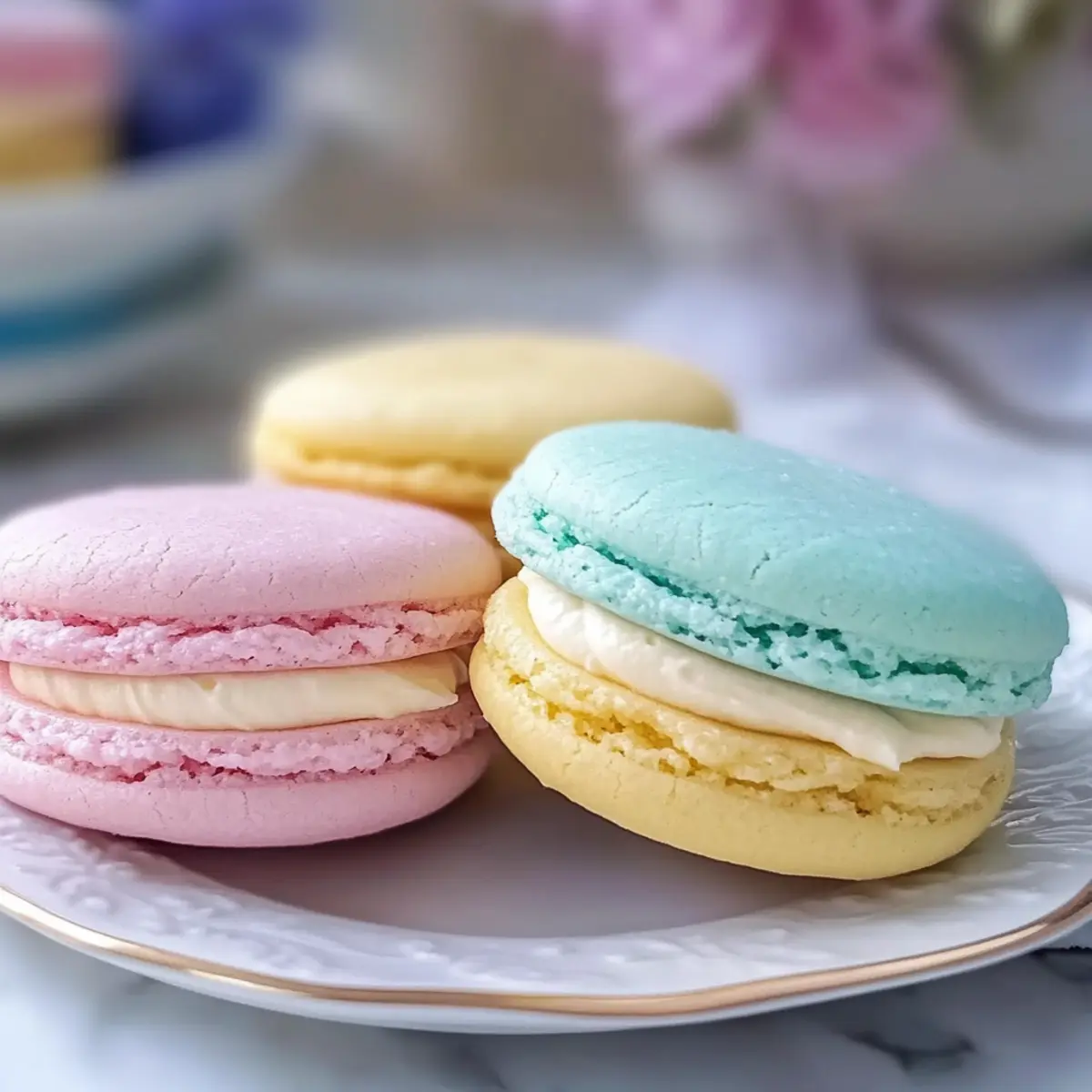 Pastel Sugar Cookie Sandwiches