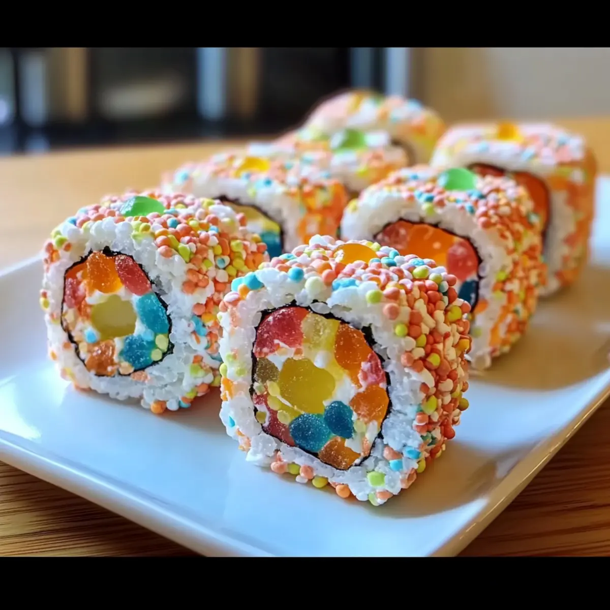 Tasty Fruity Pebbles Sushi