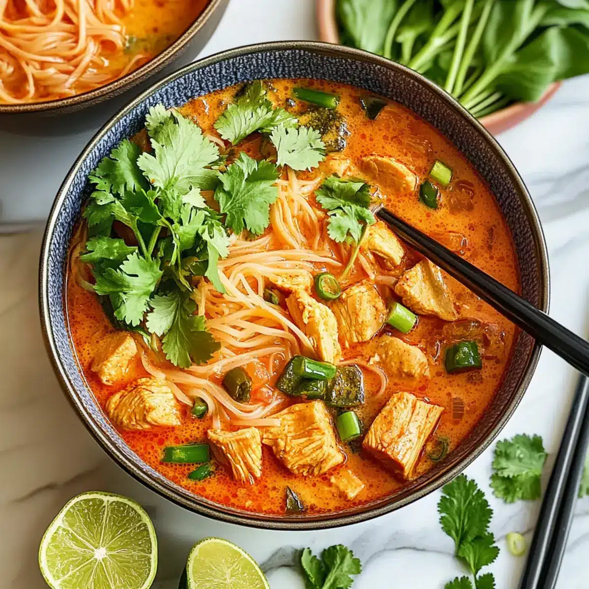 Thai Red Curry Noodle Soup