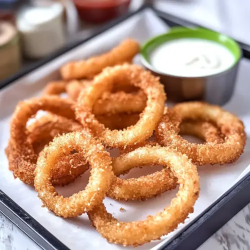 Crispy Air Fried Onion Rings
