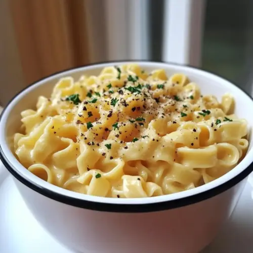Mom’s Creamy Cafeteria Noodles