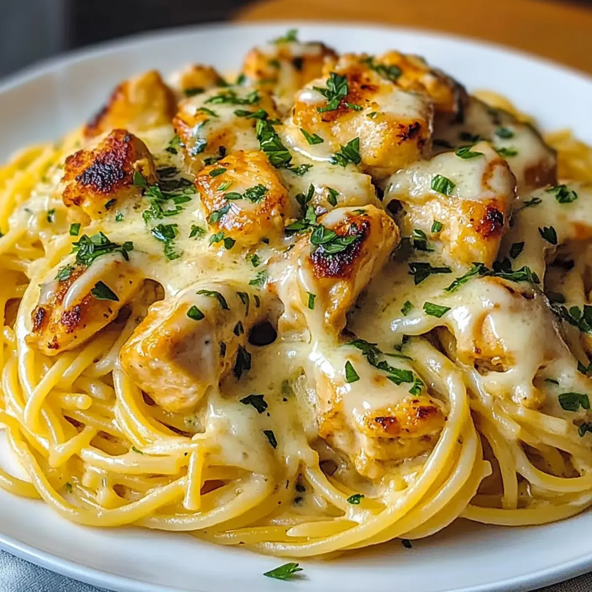 Monterey Chicken Spaghetti Pasta