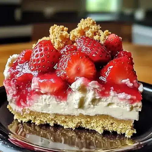 Easter Strawberry Cheesecake Dump Cake