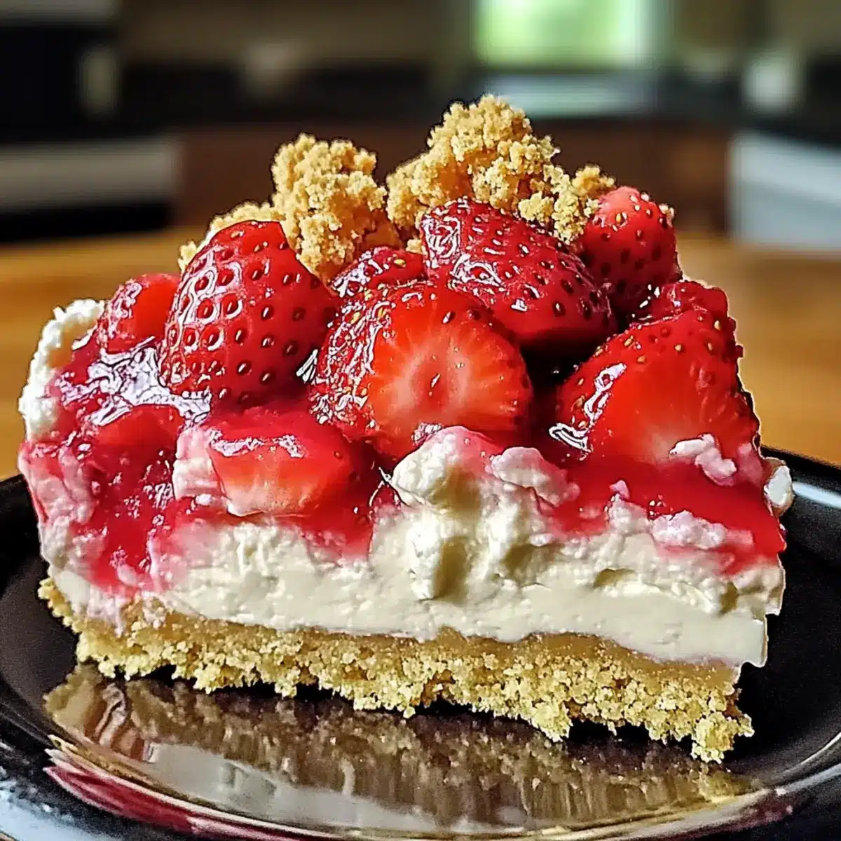Easter Strawberry Cheesecake Dump Cake