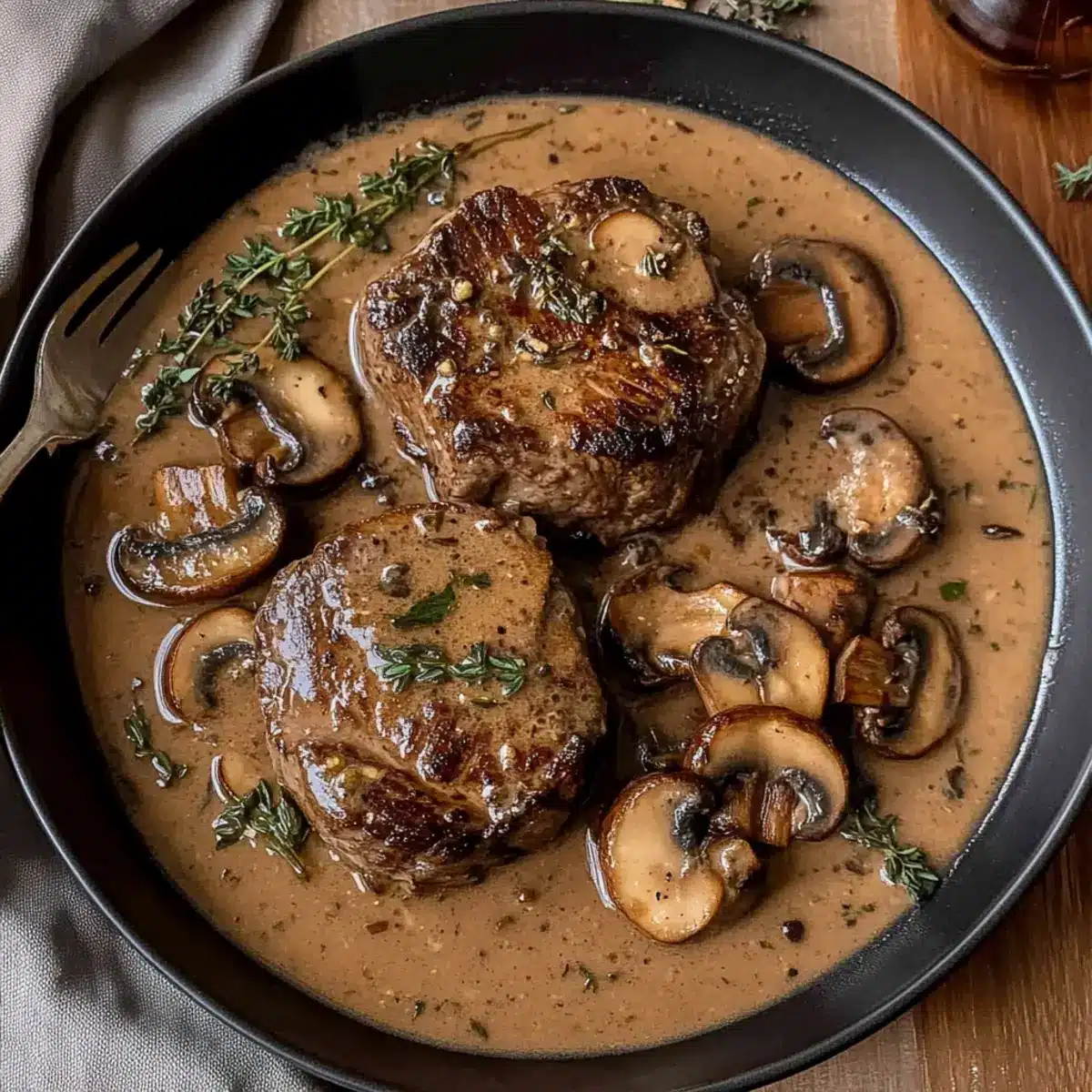 Creamy Steak Marsala Recipe