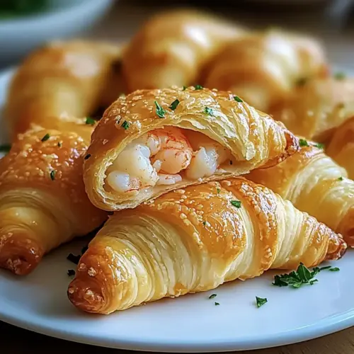 Shrimp and Crab Stuffed Crescent Bombs