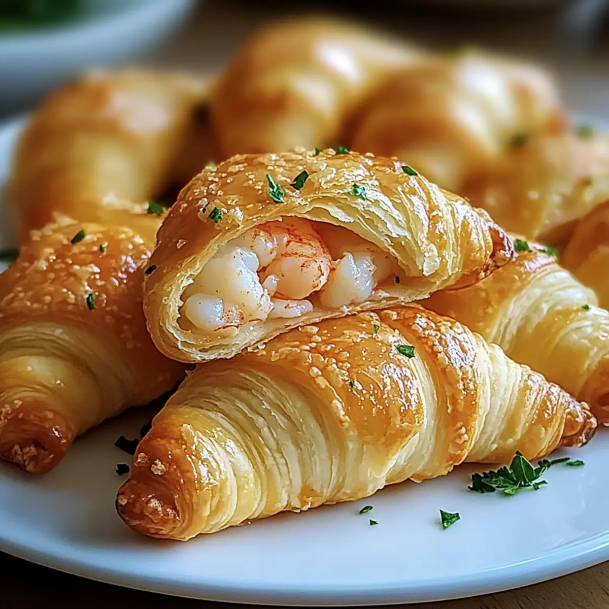Shrimp and Crab Stuffed Crescent Bombs