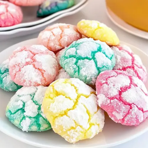 Springtime Crinkle Cookies