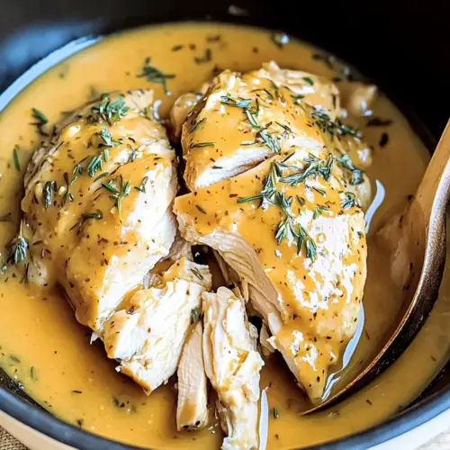 Savory Slow Cooker Honey Mustard Chicken