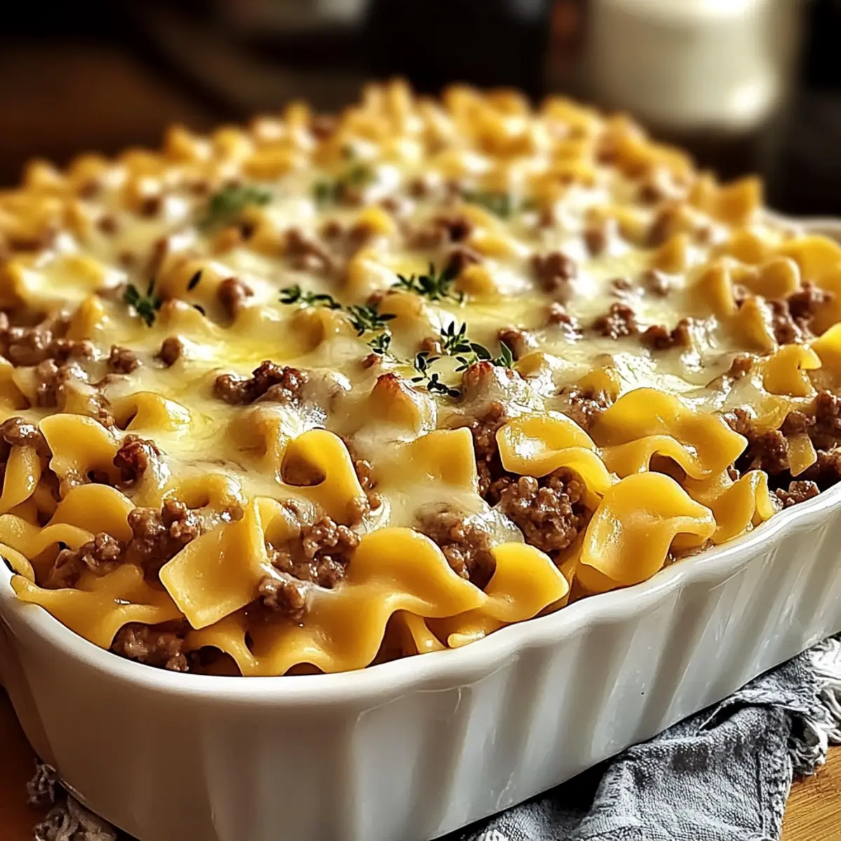Sour Cream Beef Noodle Casserole