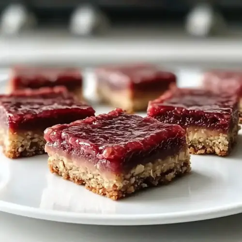 No Bake Rhubarb Cheesecake Squares