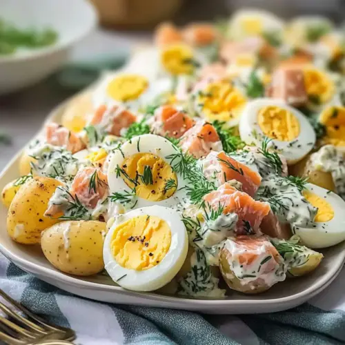 Smoked Salmon Potato Salad