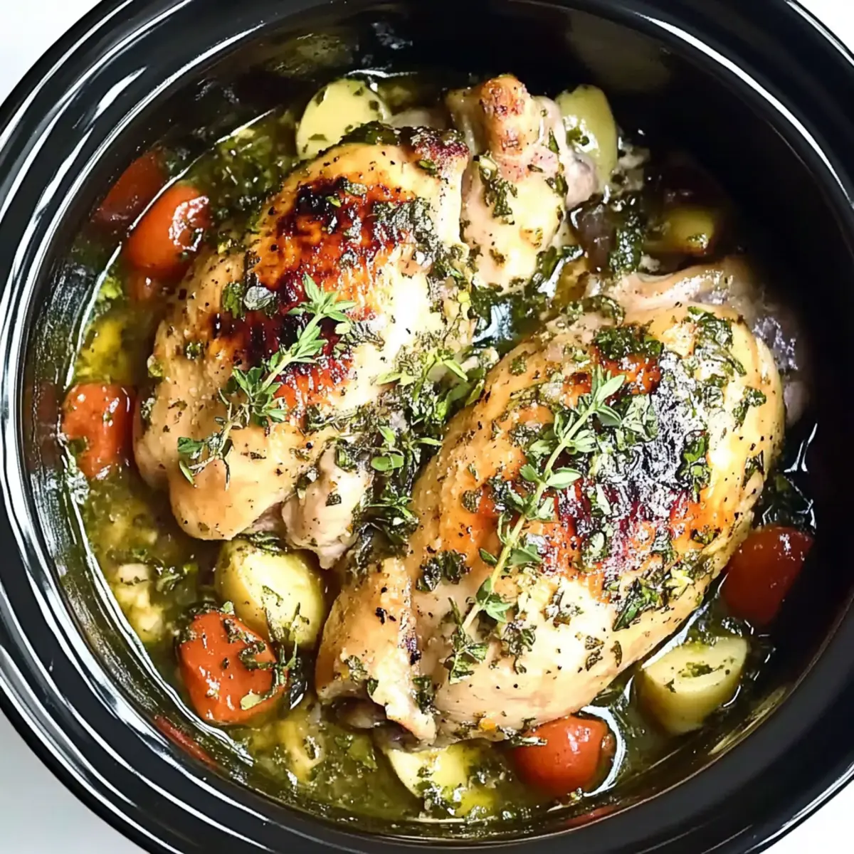 Crockpot Greek Chicken