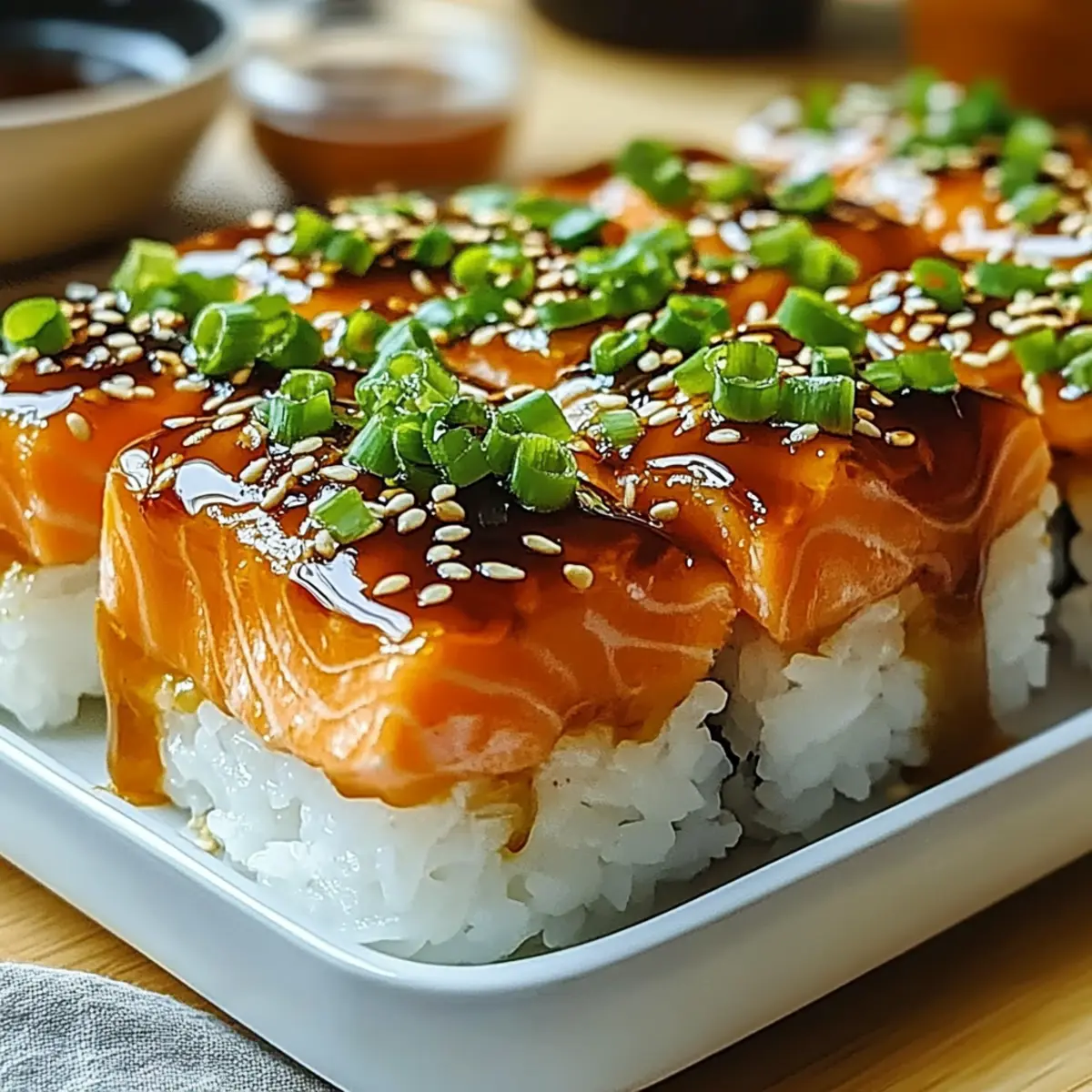Salmon Sushi Bake