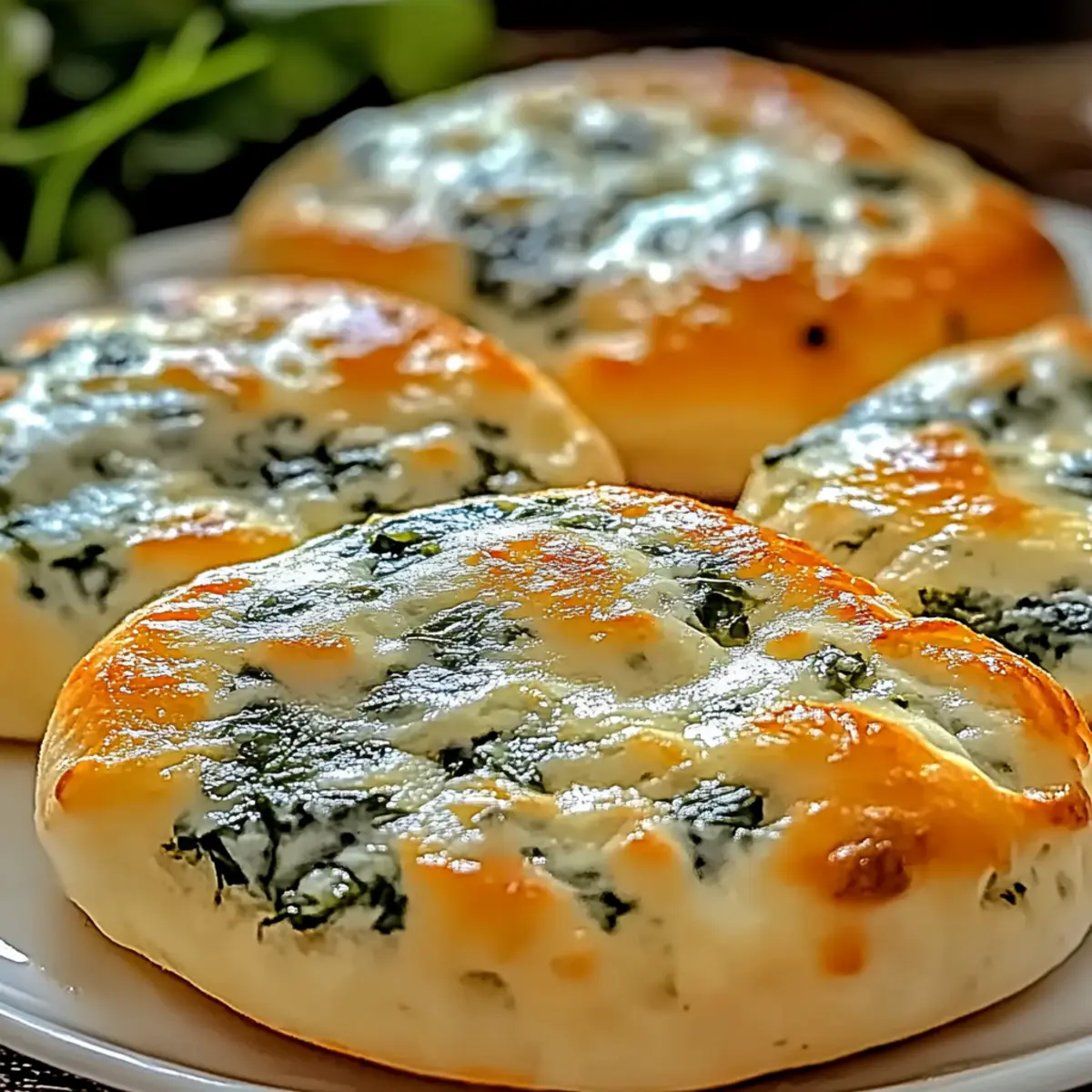 Easy Spinach Cottage Cheese Flagels
