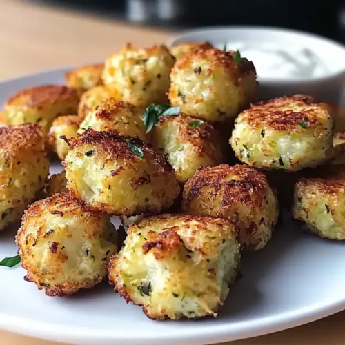 Crispy Greek Zucchini Tots