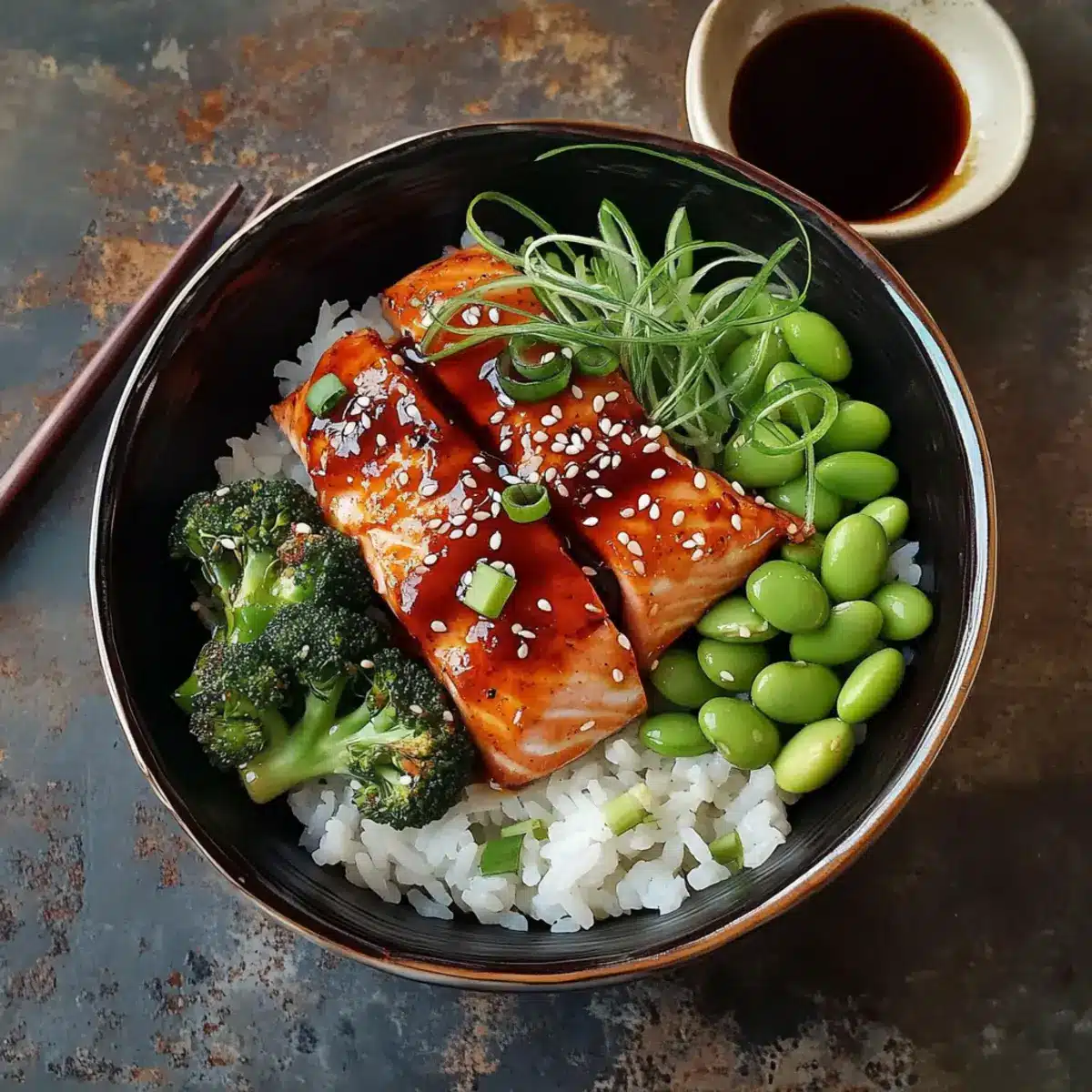 Teriyaki Salmon Bowl