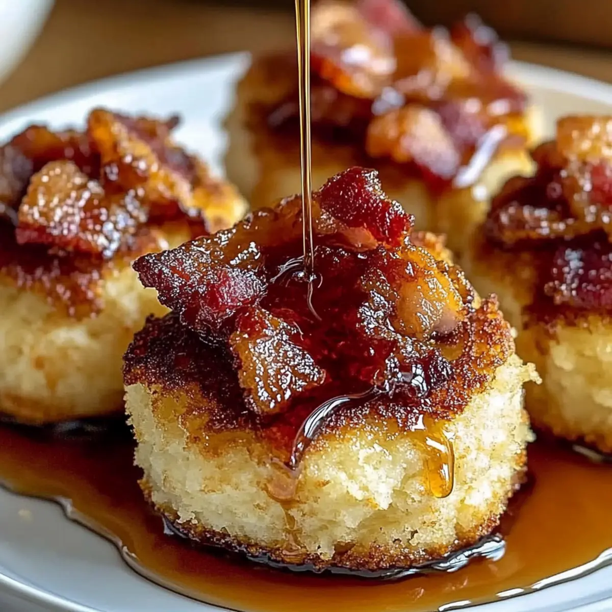 Maple Bacon Pancake Bites