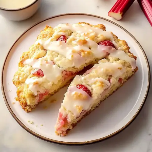 Strawberry Rhubarb Scones