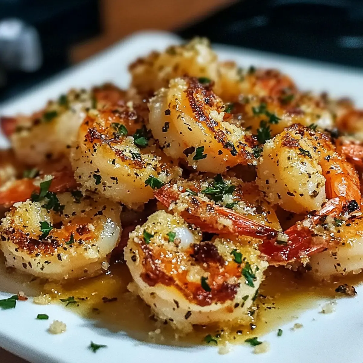 Garlic Parmesan Roasted Shrimp