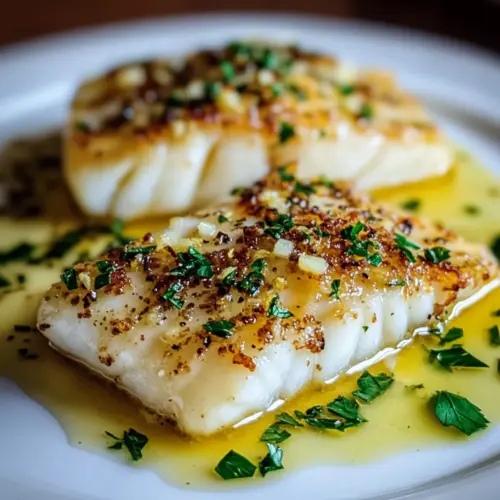 Lemon Garlic Butter Cod
