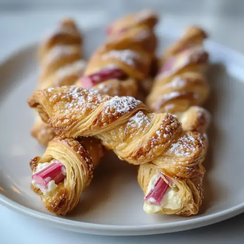 Rhubarb Cream Cheese Danish Twists Bakery Bliss