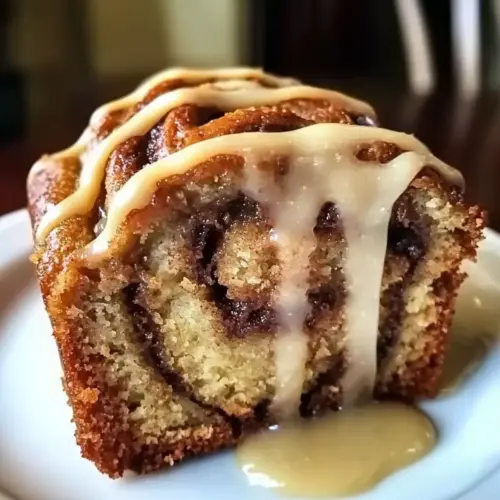 Cinnamon Roll Banana Bread