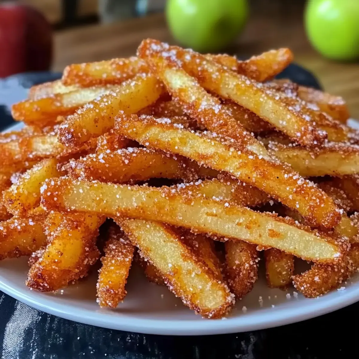 Crispy Air Fryer Apple Fries