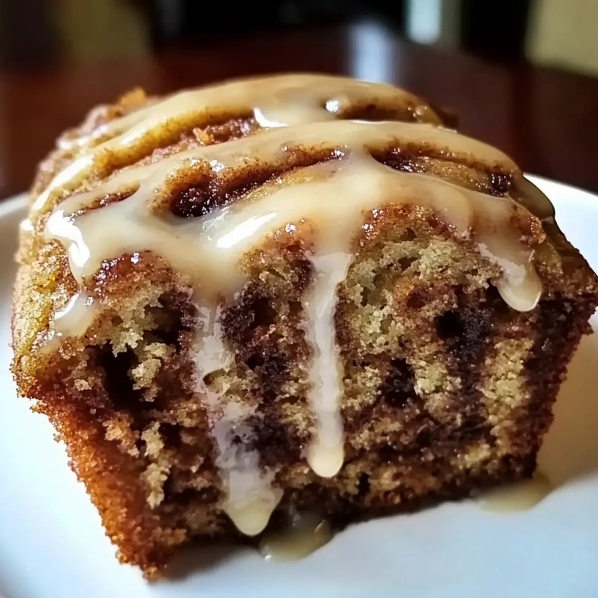 Cinnamon Roll Banana Bread