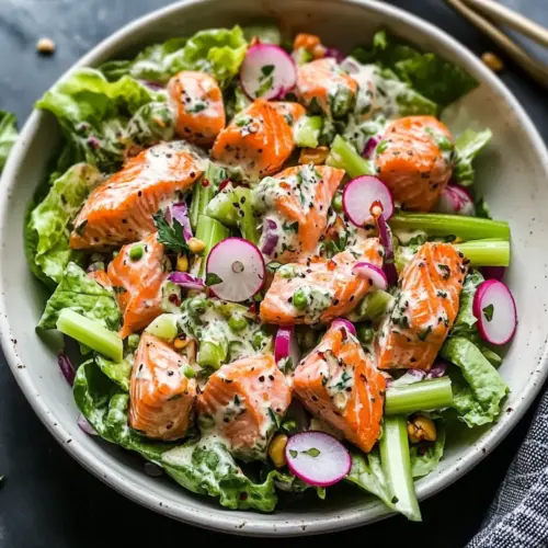 Flaky Salmon Salad