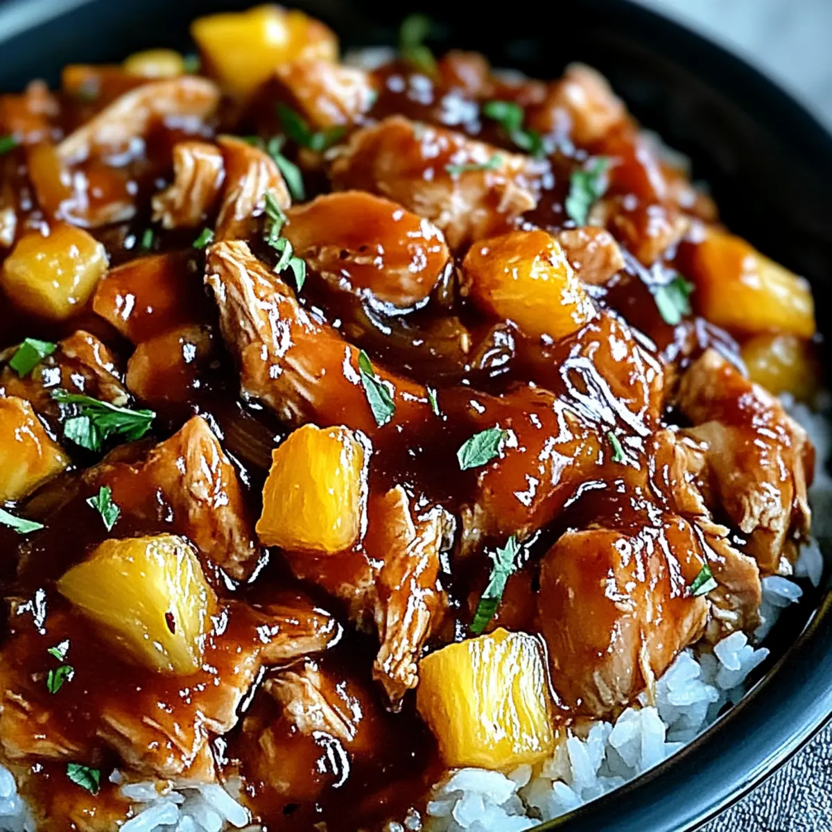 Sweet Hawaiian Crockpot Chicken