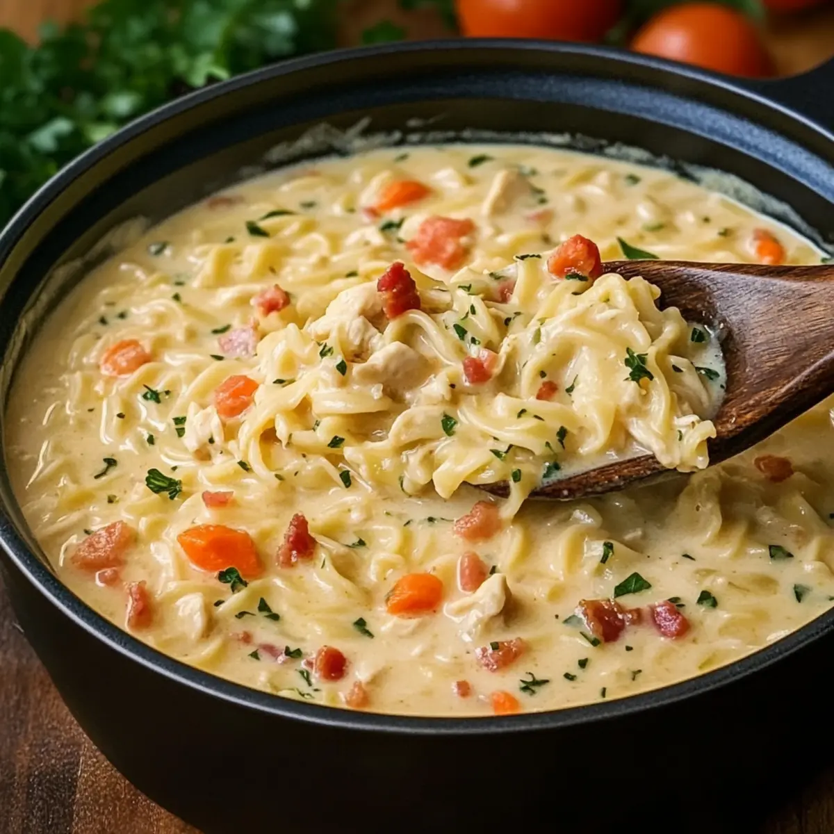 Crack Chicken Noodle Soup