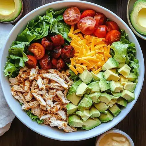 Taco Salad Bowls With Shredded Chicken