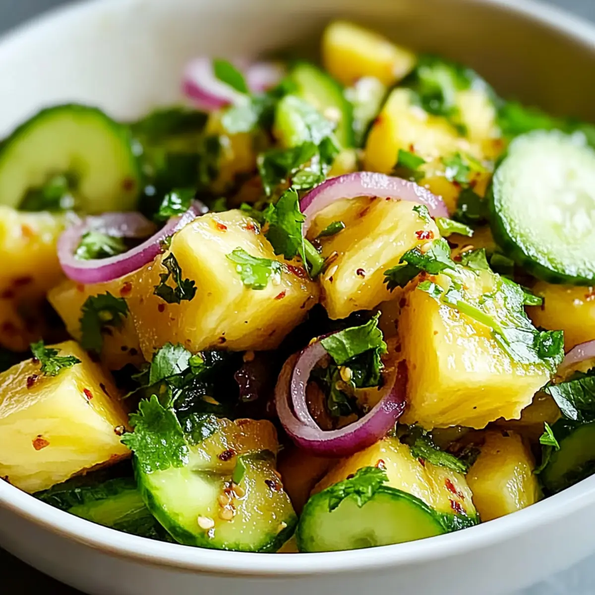 Pineapple Cucumber Salad