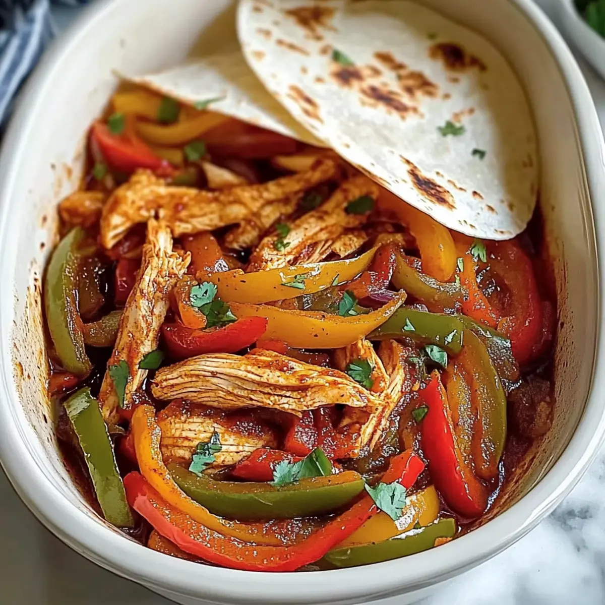 Crockpot Chicken Fajitas