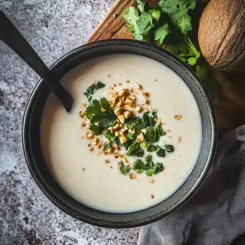 Thai Coconut Cauliflower Soup