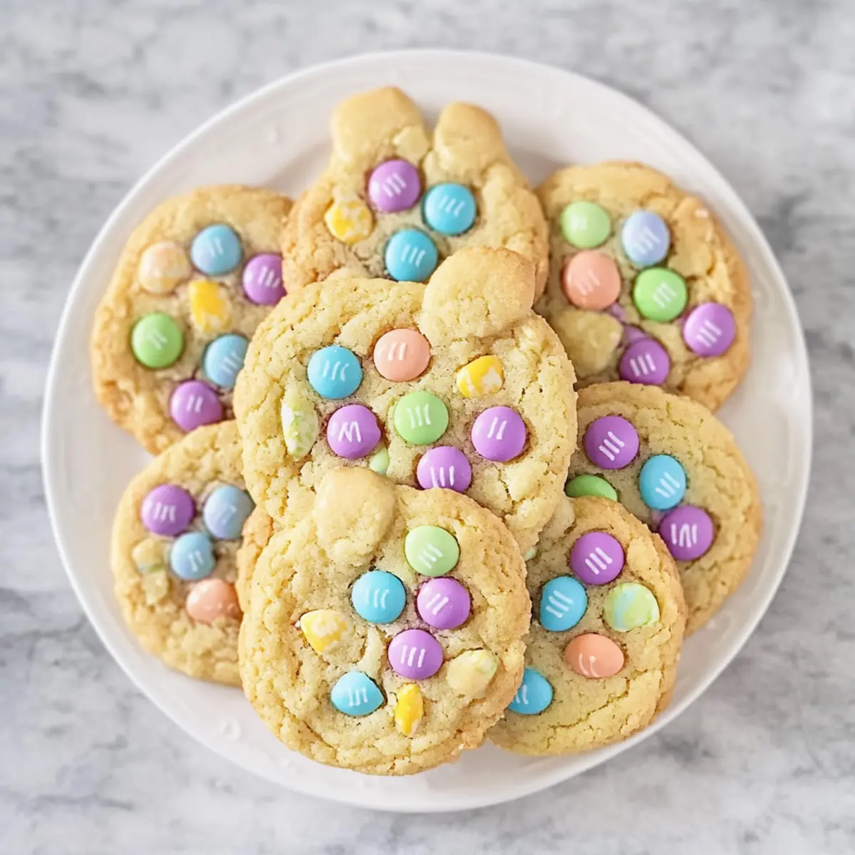 M&M Bunny Cookies