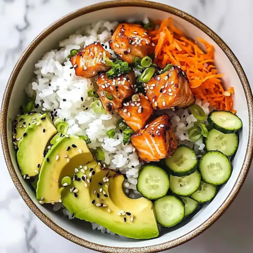 Crispy Salmon Bowls