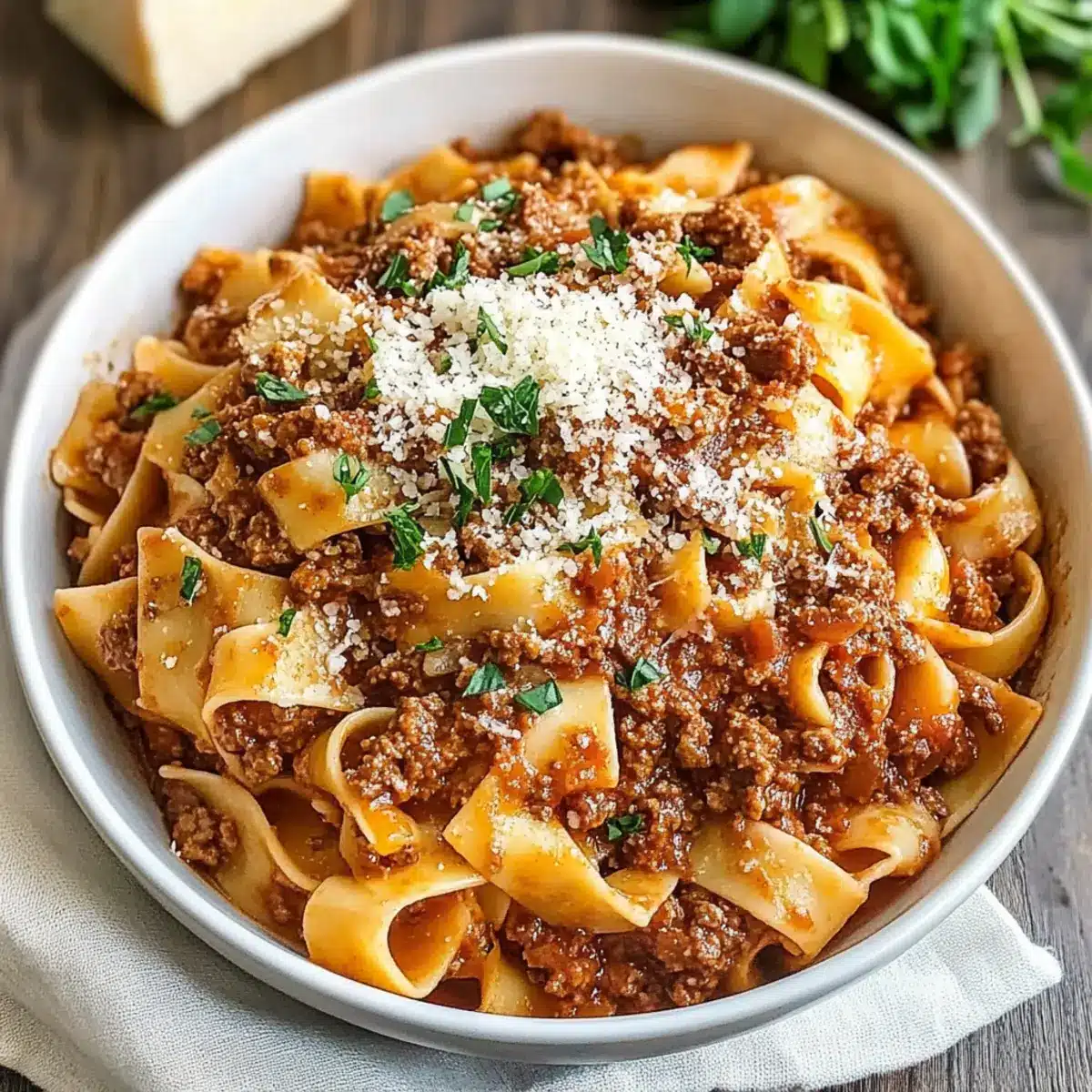 Savory Beef Bolognese