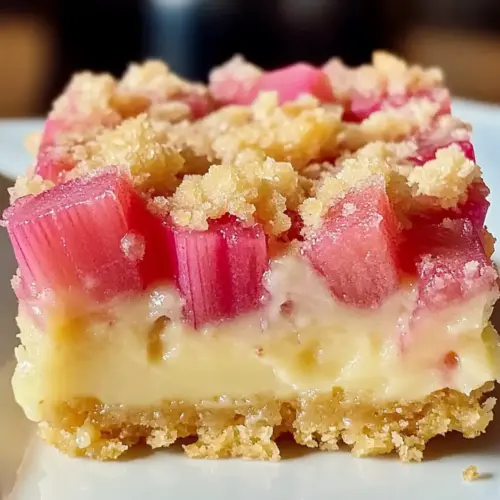 Rhubarb Dream Bars