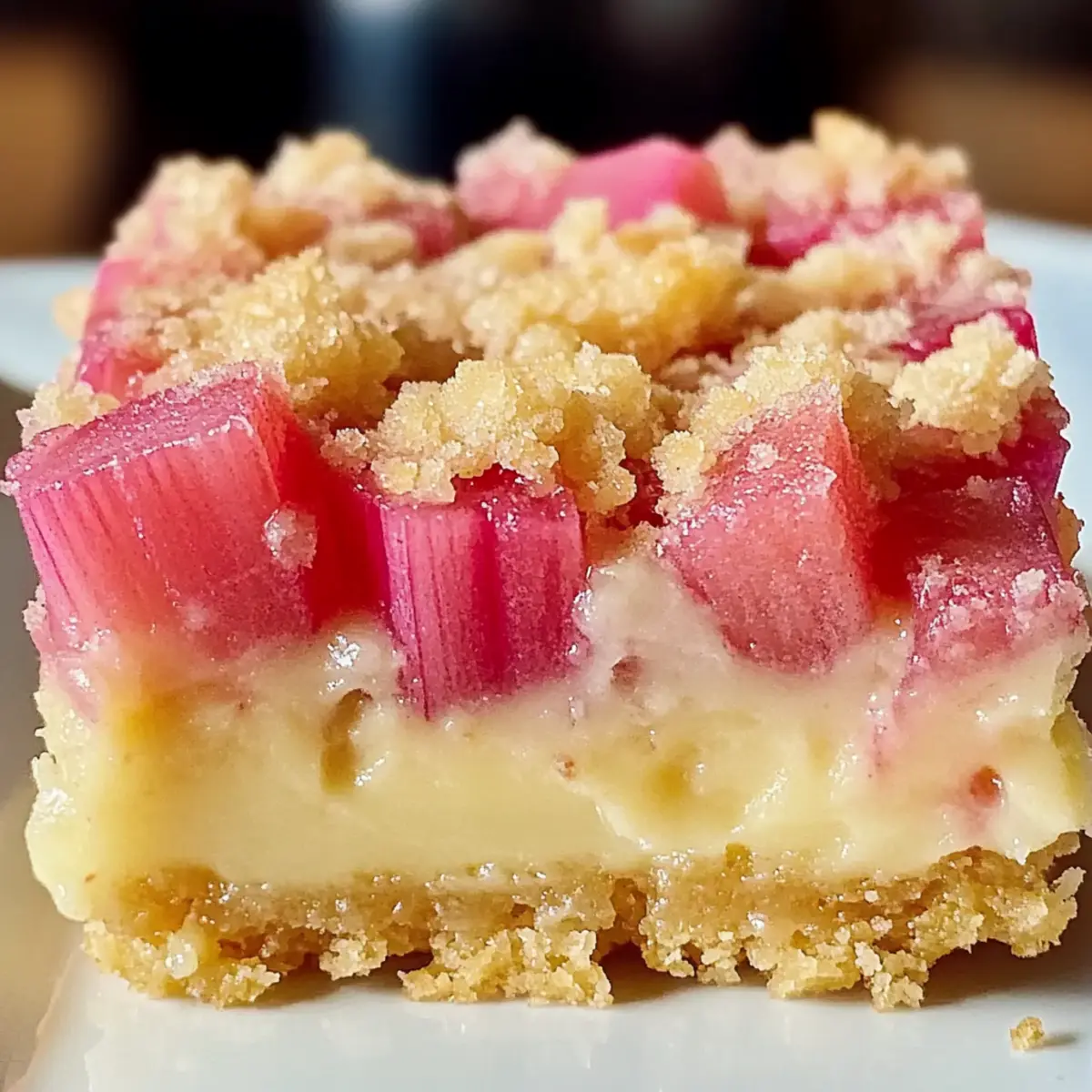 Rhubarb Dream Bars