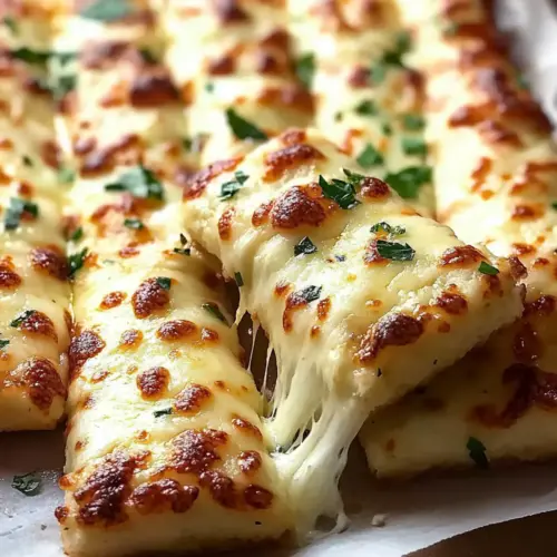Cheesy Gluten Free Garlic Pizza Breadsticks