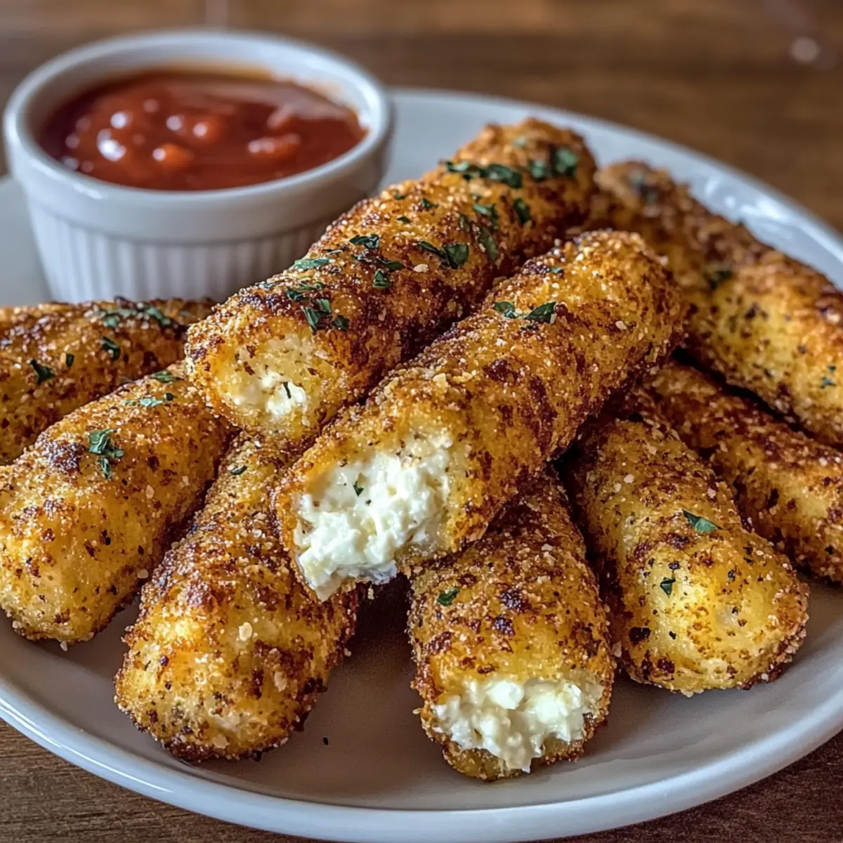 Cheesy Cottage Cheese Sticks