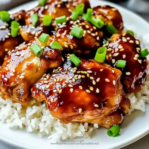 Slow Cooker Honey Garlic Chicken