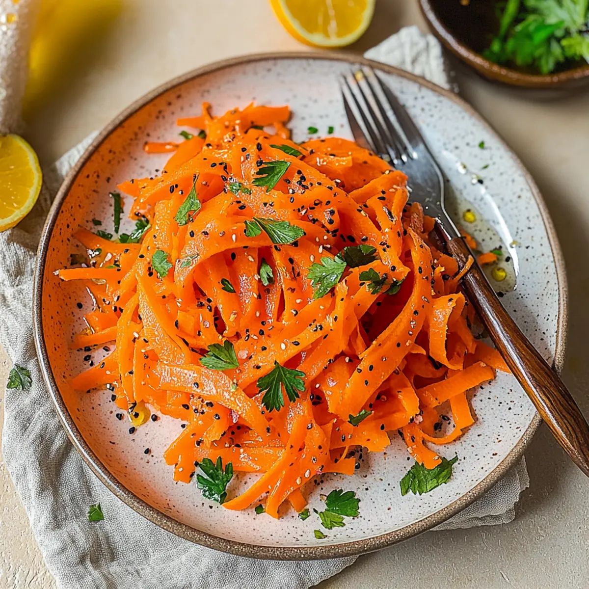 Raw Carrot Salad