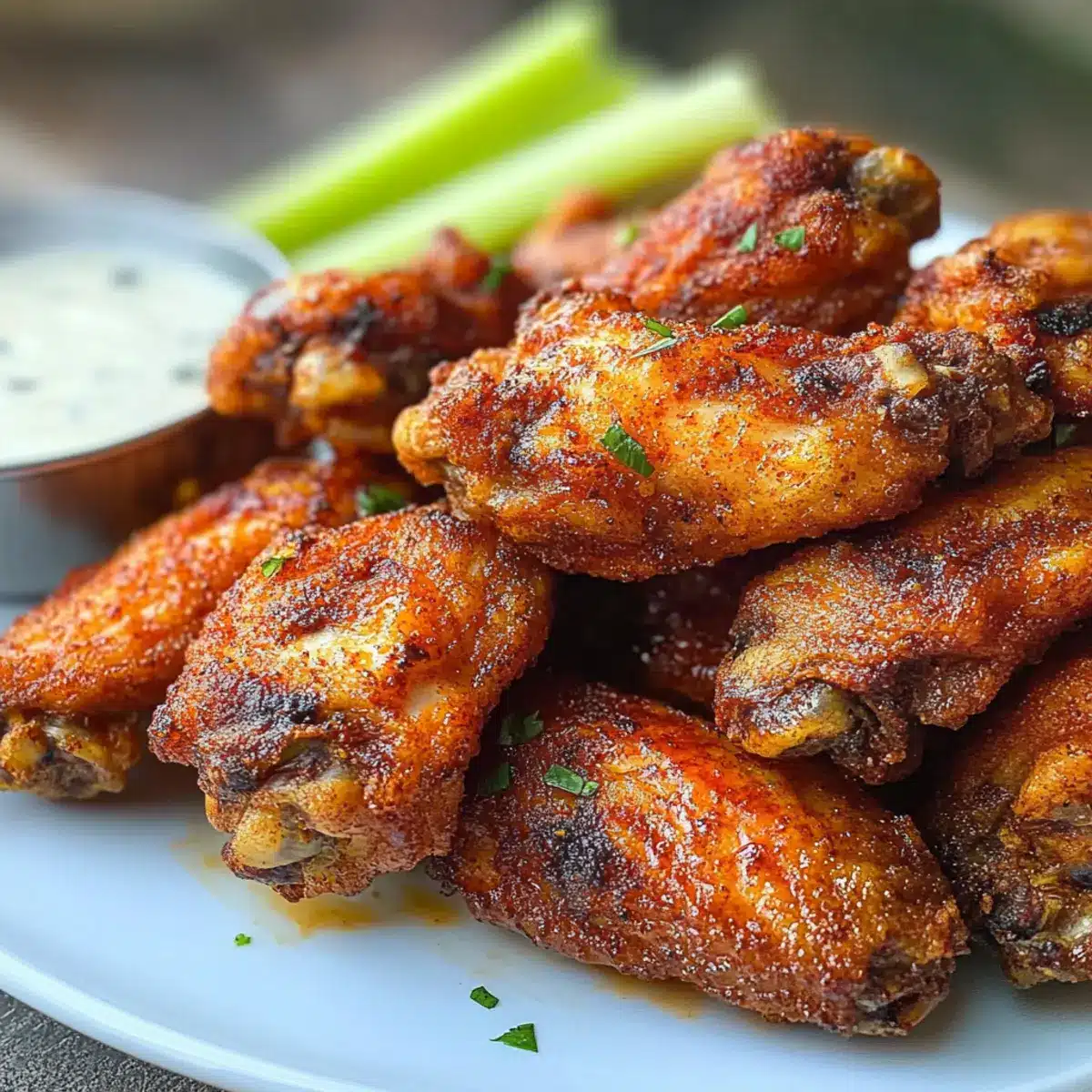 Crispy Oven Baked Chicken Wing
