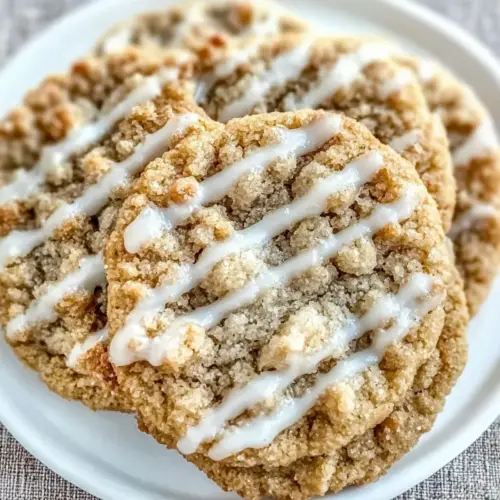 Coffee Cake Cookies with Crunchy Crumb Topping